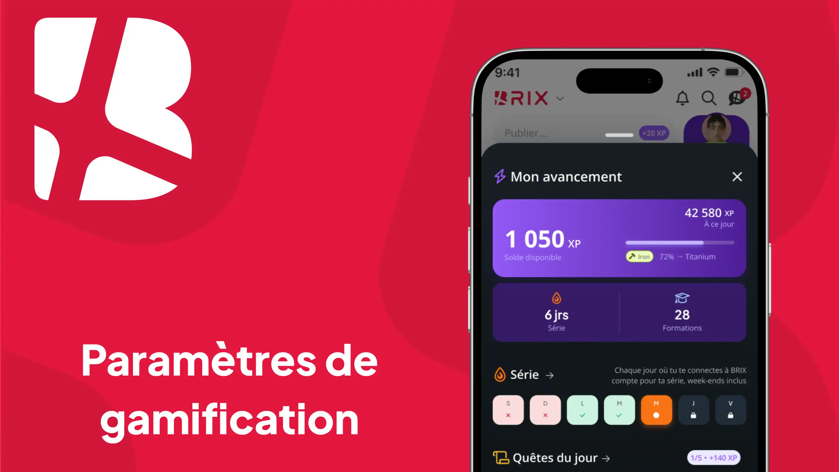 Paramètres de gamification [GRATUIT]