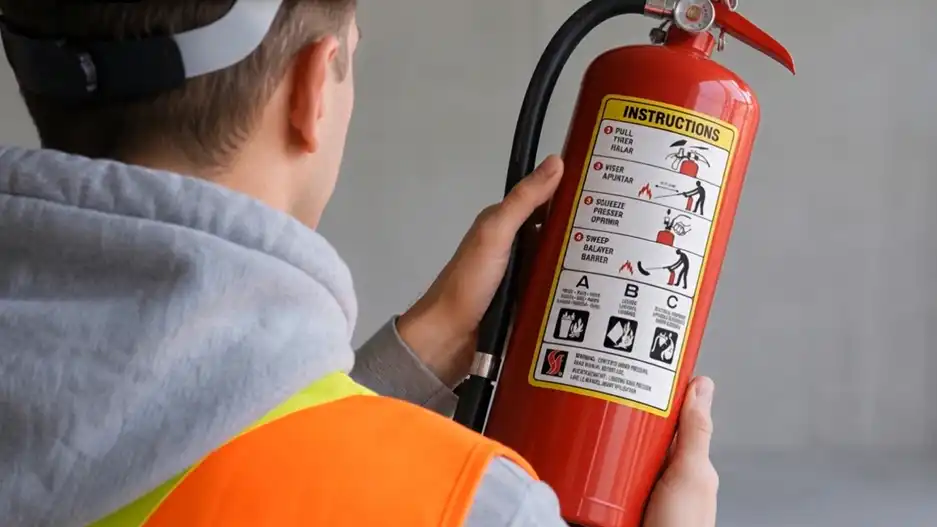 Extincteur portatif : savoir réagir efficacement en cas d'incendie